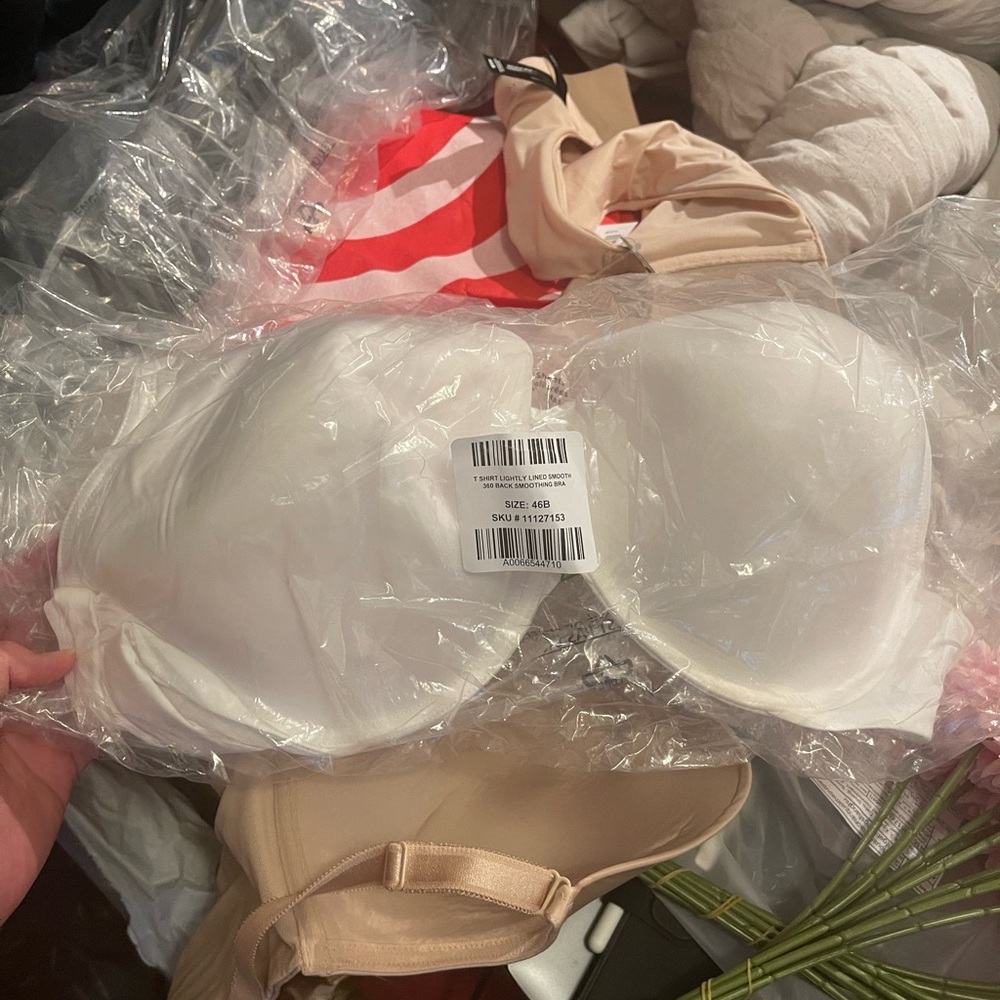 3pcs Torrid Soft Bra (black, cream, white) - Picture 3 of 4